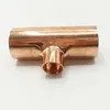 3 Way Copper Tee Reducer Refrigeration And Plumbing Copper Pipe Fitting