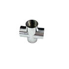 sanitary stainless steel SS304/316L pipe fitting butt weld 4 way cross connector