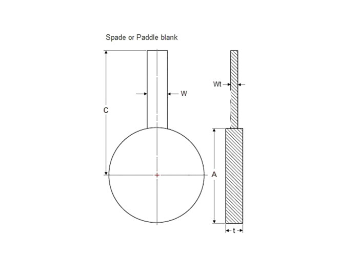 150PSI SCH10S Spectacle Blind Flange 300LBS Pressure ASTM B462 Standard