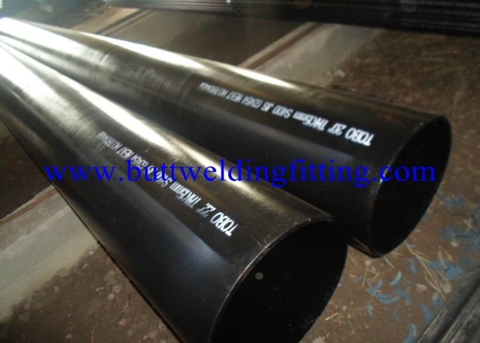 API 5L X80 Schedule 40 Welded Steel Pipe , Carbon Steel Tubing 30 inch