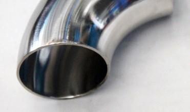 स्वच्छ स्टेनलेस स्टील 90 डिग्री सीमलेस पाइप फिटिंग बट वेल्डिंग 120 डिग्री कोहनी 0