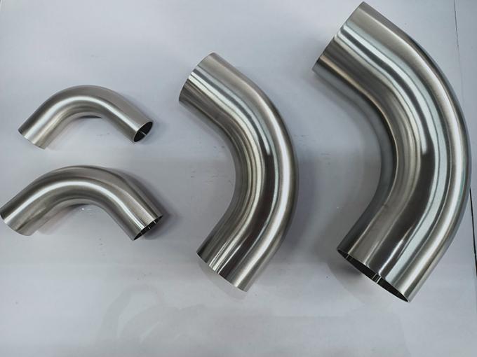 4 "एसएस 316 एल कोहनी लंबे प्रकार सेनेटरी 90 डिग्री वेल्डेड कोहनी 3 ए प्रमाणित के साथ; 0