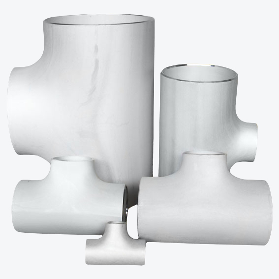 बट वेल्ड फिटिंग कम करने वाली टी एएसएमई बी 16.9 बेवेल्ड एंड समान टी 3 रास्ता 1