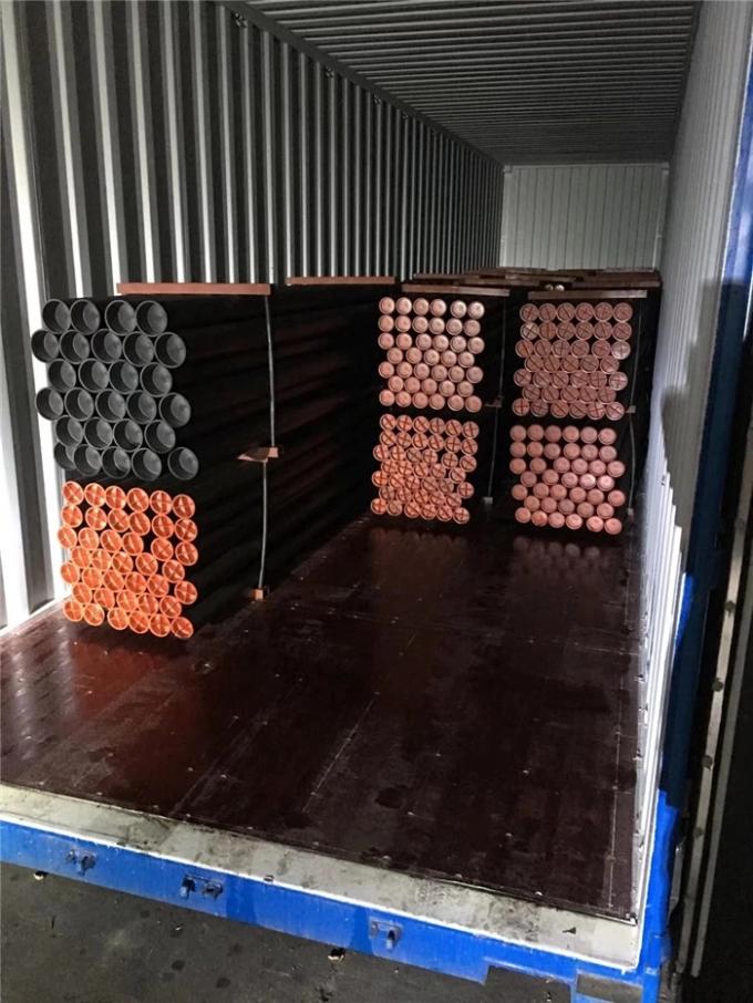 जियोलोकल एक्सप्लोरेशन कोर ड्रिलिंग कठोरता हीट ट्रीटमेंट के लिए वायरलाइन ड्रिल पाइप 3 मीटर लंबाई डीसीडीएमए मानक ड्रिल रॉड 4