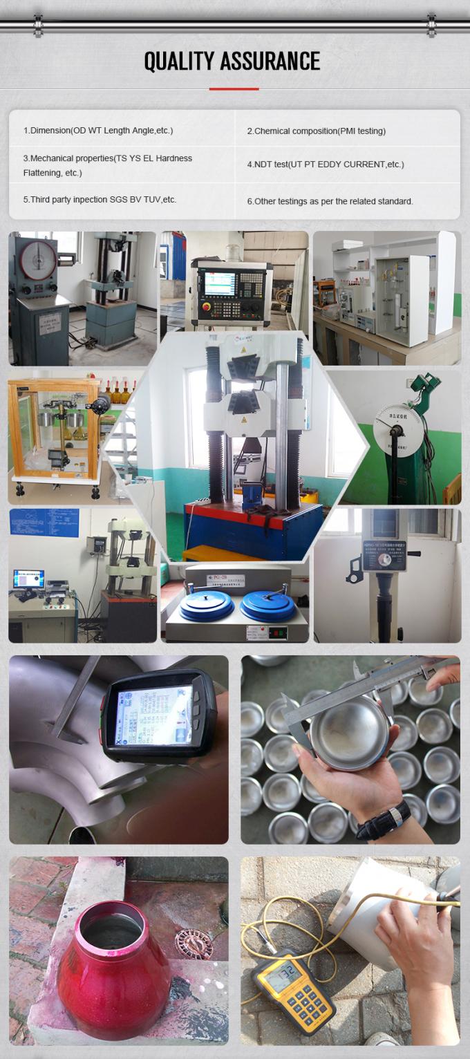 वेल्डेड 1/2"-48" एएसएमई बी16.9 एएसटीएम बी366 हेस्टेलॉय बी2 यूएनएस एन10665 अलॉयबी2 बैरेड टी 3