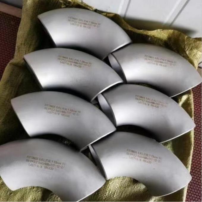 CuNi 90/10 कोहनी लघु त्रिज्या 45 कोहनी लघु त्रिज्या EHN 9603/600s 5.5 मिमी 5 मिमी DN 600 CuNi10Fe1.6 Mn 2