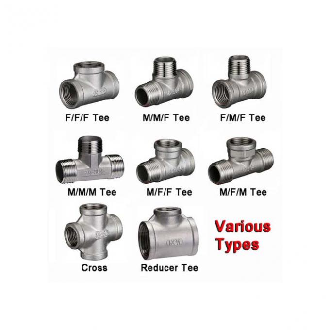 ASME B16.9 TR रेत रोल्ड स्टेनलेस स्टील कम टीई बराबर टीईई 1/8 "-60" बट वेल्डेड एसएस ट्यूब फिटिंग 3