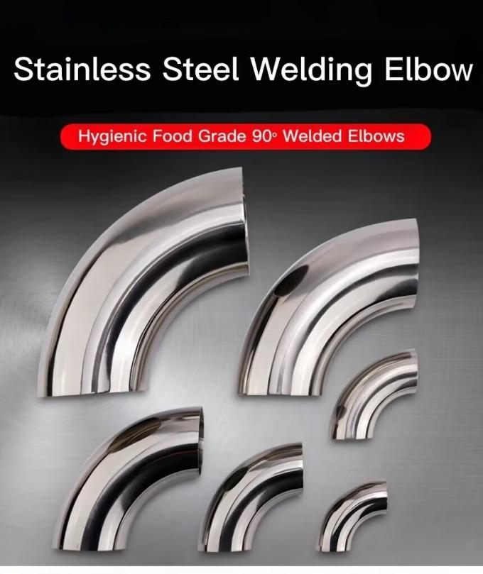 धातु फिटिंग 90 डिग्री काली पेंट सीमलेस स्टेनलेस स्टील कोहनी बट स्टेनलेस वेल्डेड कोहनी लंबी कोहनी अच्छी गुणवत्ता 3