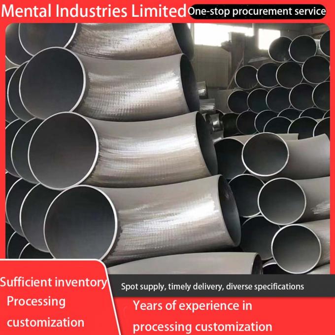 धातु फिटिंग 90 डिग्री काली पेंट सीमलेस स्टेनलेस स्टील कोहनी बट स्टेनलेस वेल्डेड कोहनी लंबी कोहनी अच्छी गुणवत्ता 1