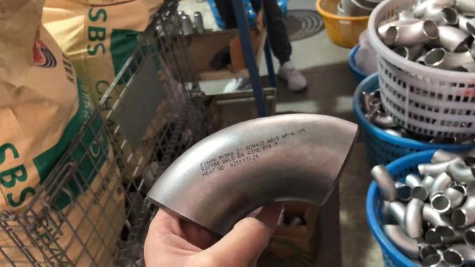 CuNi 90/10 कोहनी लघु त्रिज्या 45 कोहनी लघु त्रिज्या EHN 9603/600s 5.5 मिमी 5 मिमी DN 600 CuNi10Fe1.6 Mn 0