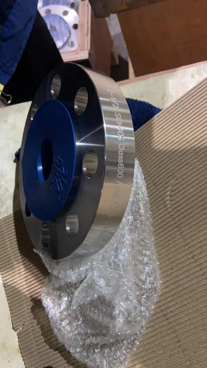 धातु पाइप फिटिंग फोल्डेड फ्लैंज WN RF 300 LBS ASME B16.5 SA-182 F 316/316L SCH 40S DN 24 स्टेनलेस स्टील फिटिंग 1