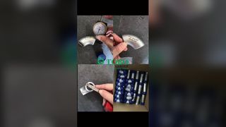 90° LR एल्बो 1" Sch80 A403 WP316L | स्टेनलेस स्टील पाइप फिटिंग