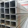 Galvanizados Carbon Steel Galvanized Square Tube / Rectangular Hollow Tubular Steel Pipe