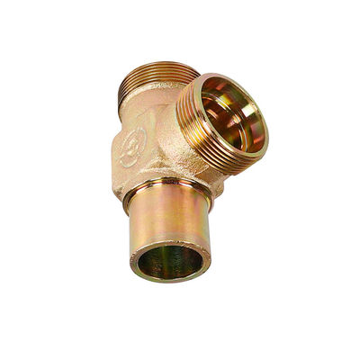 Three-Way Elbow Brass Tee Point 4 Point Internal and External Thread Pipe Fittings