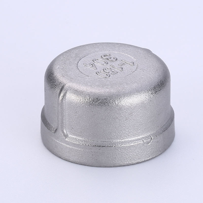 Non-Standard Female Threaded 2 Inch Stainless Steel Pipe Fitting Round Cap