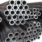 API Cold Drawn Carbon Steel Pipe Round Section 2.5 - 80 Mm Hydrostatic Test Black Painting