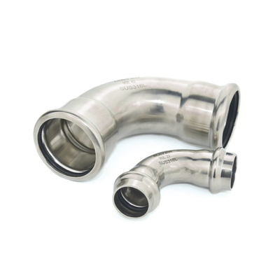 150 PSI Stainless Steel Elbow Sch 5s Heavy Duty Pressure Fittings ISO Certified