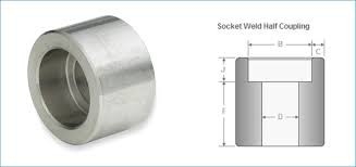 Sfenry 3000LB / 6000LB Socket Weld Coupling Stainless Steel Pipe Fittings Forged Fittings