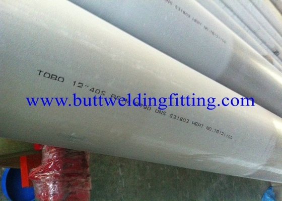 15 - 300 mm SMLS , ASME B36.19 Duplex Stainless Steel Pipe 18 " ASTM A790 / UNS S32205