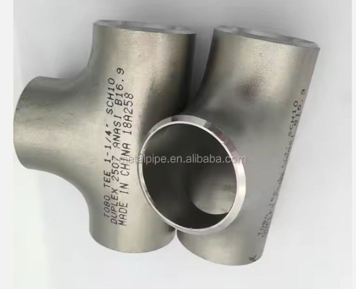 3000 Psi Pressure Rating Stainless Steel Tee Branch Pipe Connector Ideal for High Pressure Fluid Systems and Industrial