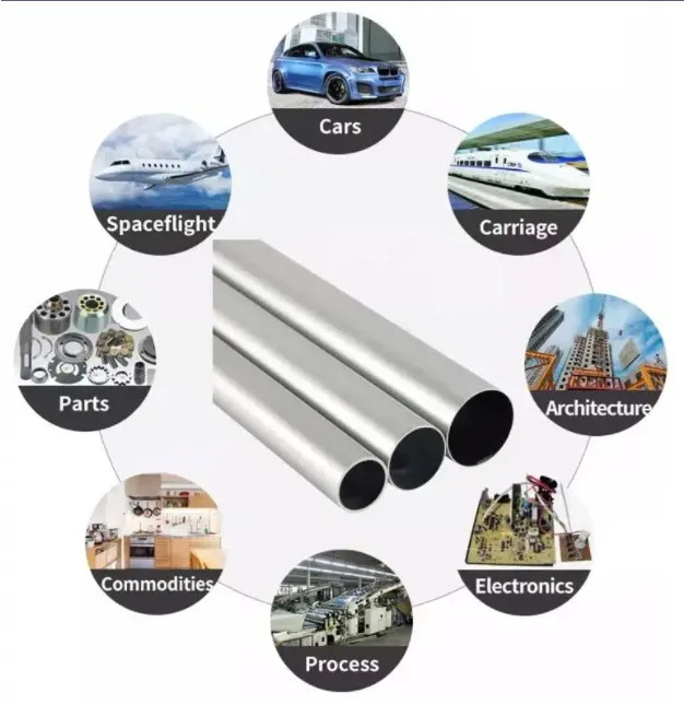 304/304L Stainless Steel Tube Inox 316L Polished Pipe/Fittings Surface Bright Stainless Steel Pipe/Tube