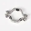 SS304 Hex Pipe Holder Hexagon Pipe Hanger Tube Support With PVC Sleeve