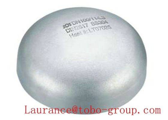 समाधान एनील्ड बट वेल्ड फिटिंग्स पाइप कैप 316L SCH80 ASME B16.9 DN100