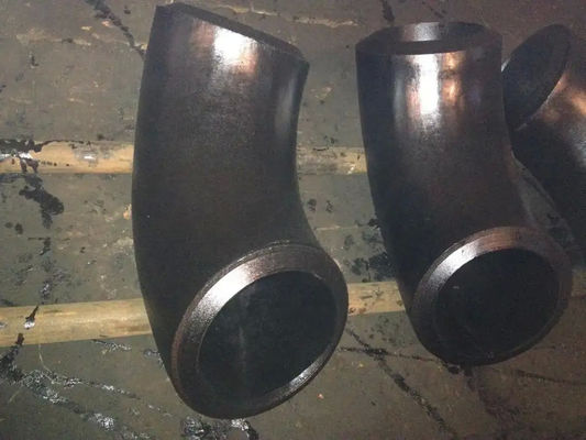 Steel Butt Welding Fittings Stainless Steel 90 Deg Elbow Pipe Fitting For Pipe Connection
