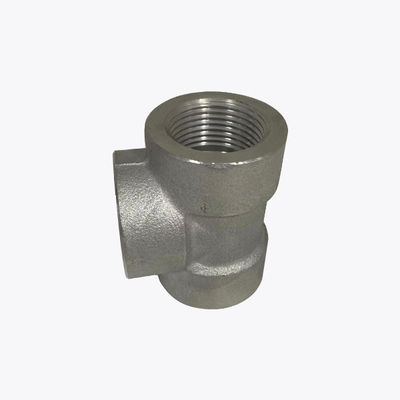 Threaded Female Tee Stainless Steel Forged Pipe Fittings  Industrial Pipe Fittings