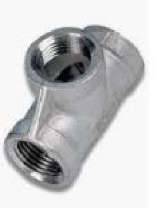Threaded Stainless Steel Tee Fitting 3000 Psi Pressure Rating with Durability and Strength