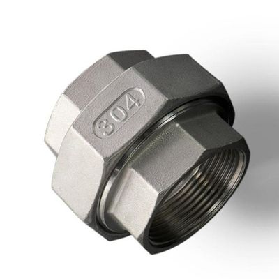 Pipe Fitting Union 304 316 Female Threaded Union Stainless Steel Casting Weld End Coupler Fittings
