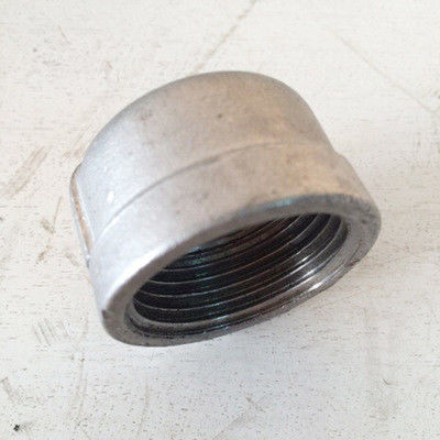 China Hot Stainless Steel Pipe End Caps Threaded Forged Fitting 6'' SCH10 Round A403 Grade WP 304