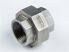 Custom Pipe Connectors Stainless Steel 304 Threaded Pipe Fittings Plumbing Stainless Pipe BSPT Thread Female Union