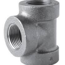 Stainless Steel 304 Straight Tee Joint Silver Corrosion Resistant Piping Component