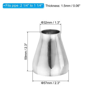 Metal Alloy Steel Pipe Fittings 6"x5'' STD Concentric Reducer UNS N10665 Alloy B-2 Butt Welding Fitting