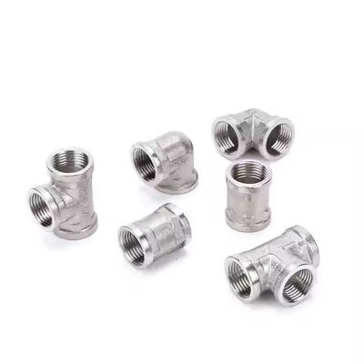 Stainless Steel Female Thread Tees B16.11 Forged Fitting B16.11/ 2000LB 3000LB 6000LB