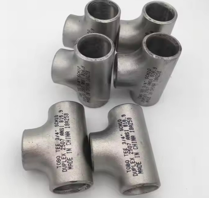 ASME B 16.9 स्टेनलेस स्टील बट वेल्ड बराबर ASME A403 WP 304 पाइप फिटिंग टी