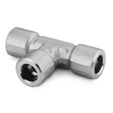4 * 2 Inch SCH 40 Forged Pipe Fittings Threaded Reducing Tee ASME B16.11