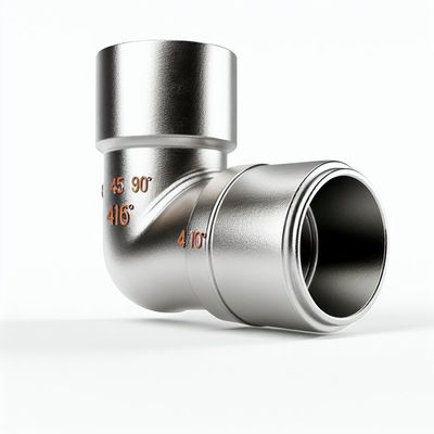 Steel Piping 45 90 180 Degree Metal Elbow Pipe Connection Fittings High Pressure Factory Own Painting