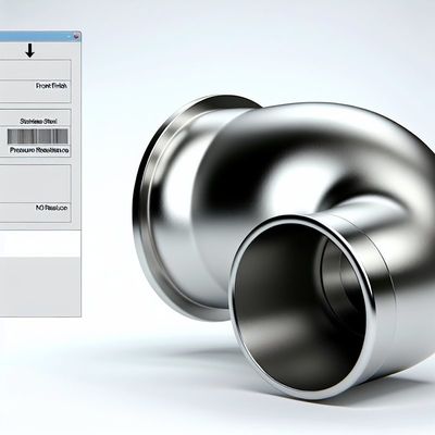 Hygienic Surface Finish And Pressure Resistance Stainless Steel Elbow For Food And Pharmaceutical