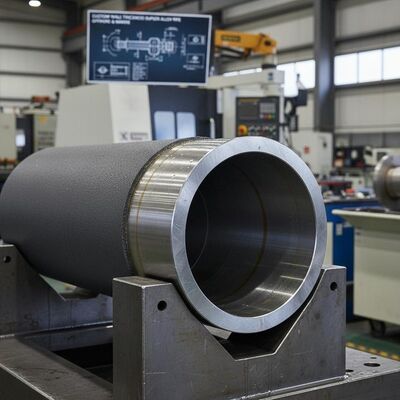 ऑफशोर और समुद्री अनुप्रयोगों के लिए कठोर मानकों को पूरा करने के लिए निर्मित कस्टम दीवार की मोटाई वाला डुप्लेक्स मिश्र धातु पाइप