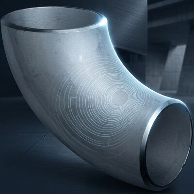 SS304 45 Degree Short Radius Butt Weld Elbow ASTM A403 WP304 SCH40S SCH80S ASME B16.9